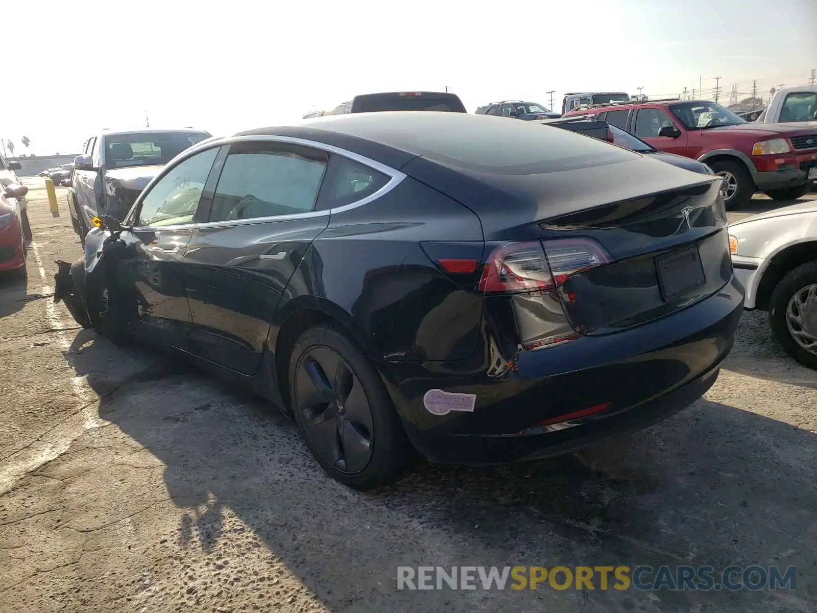 3 Photograph of a damaged car 5YJ3E1EA5KF410304 TESLA MODEL 3 2019