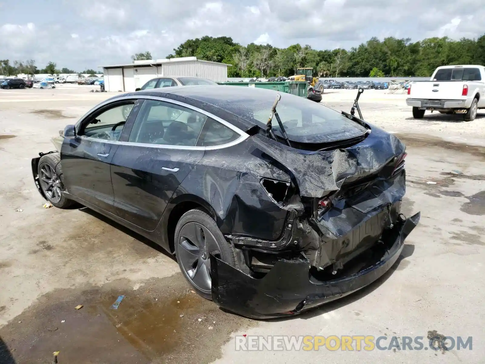 3 Photograph of a damaged car 5YJ3E1EA5KF410528 TESLA MODEL 3 2019