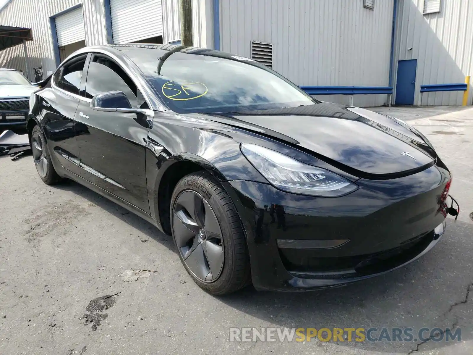 1 Photograph of a damaged car 5YJ3E1EA5KF410724 TESLA MODEL 3 2019