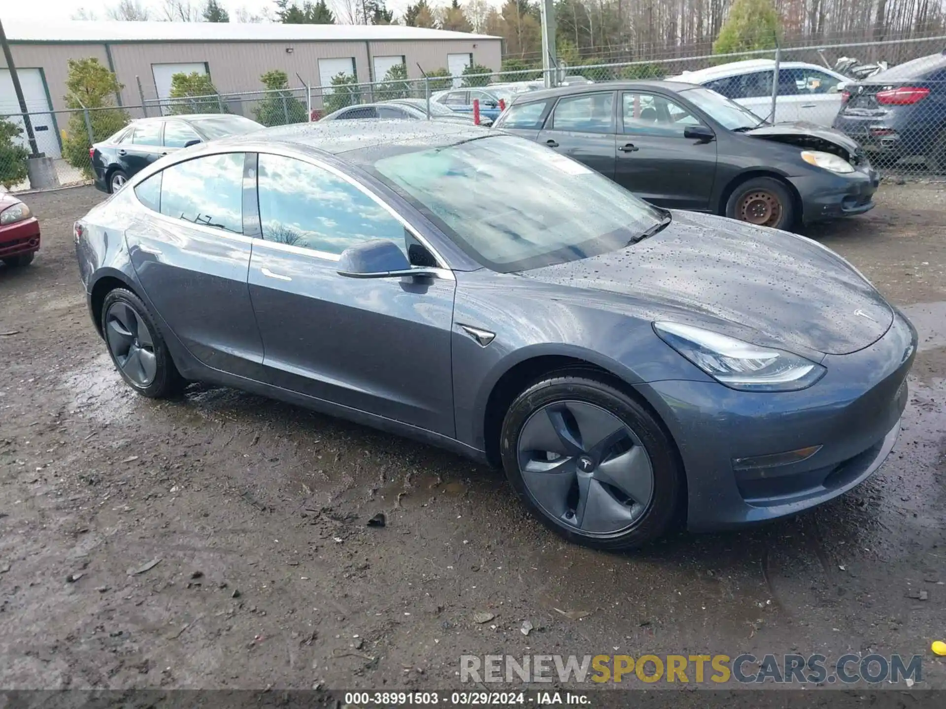 1 Photograph of a damaged car 5YJ3E1EA5KF411002 TESLA MODEL 3 2019