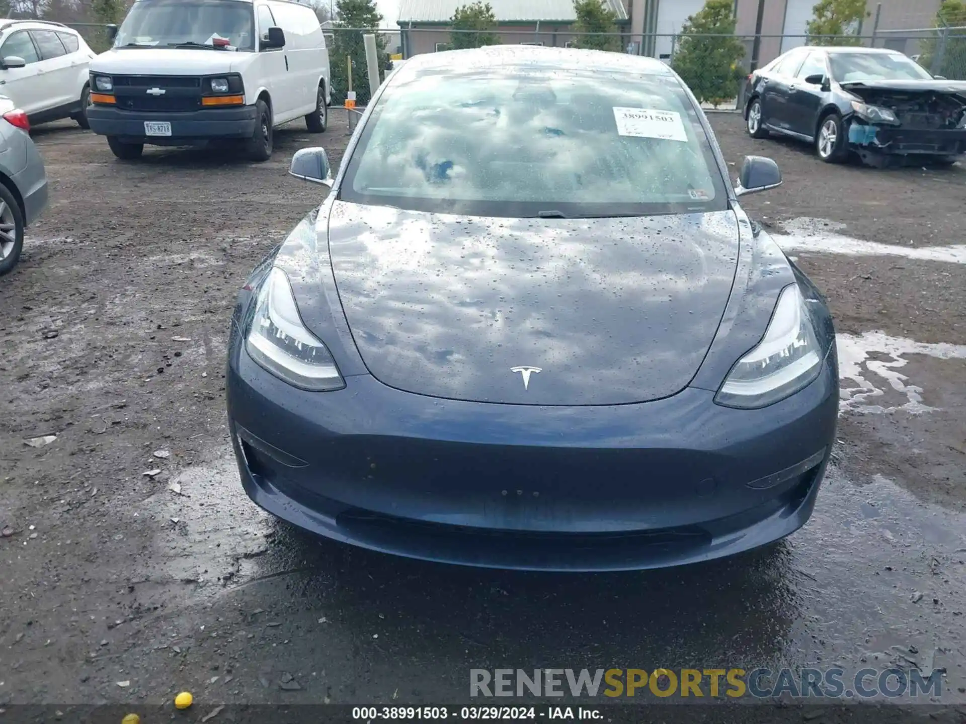 12 Photograph of a damaged car 5YJ3E1EA5KF411002 TESLA MODEL 3 2019