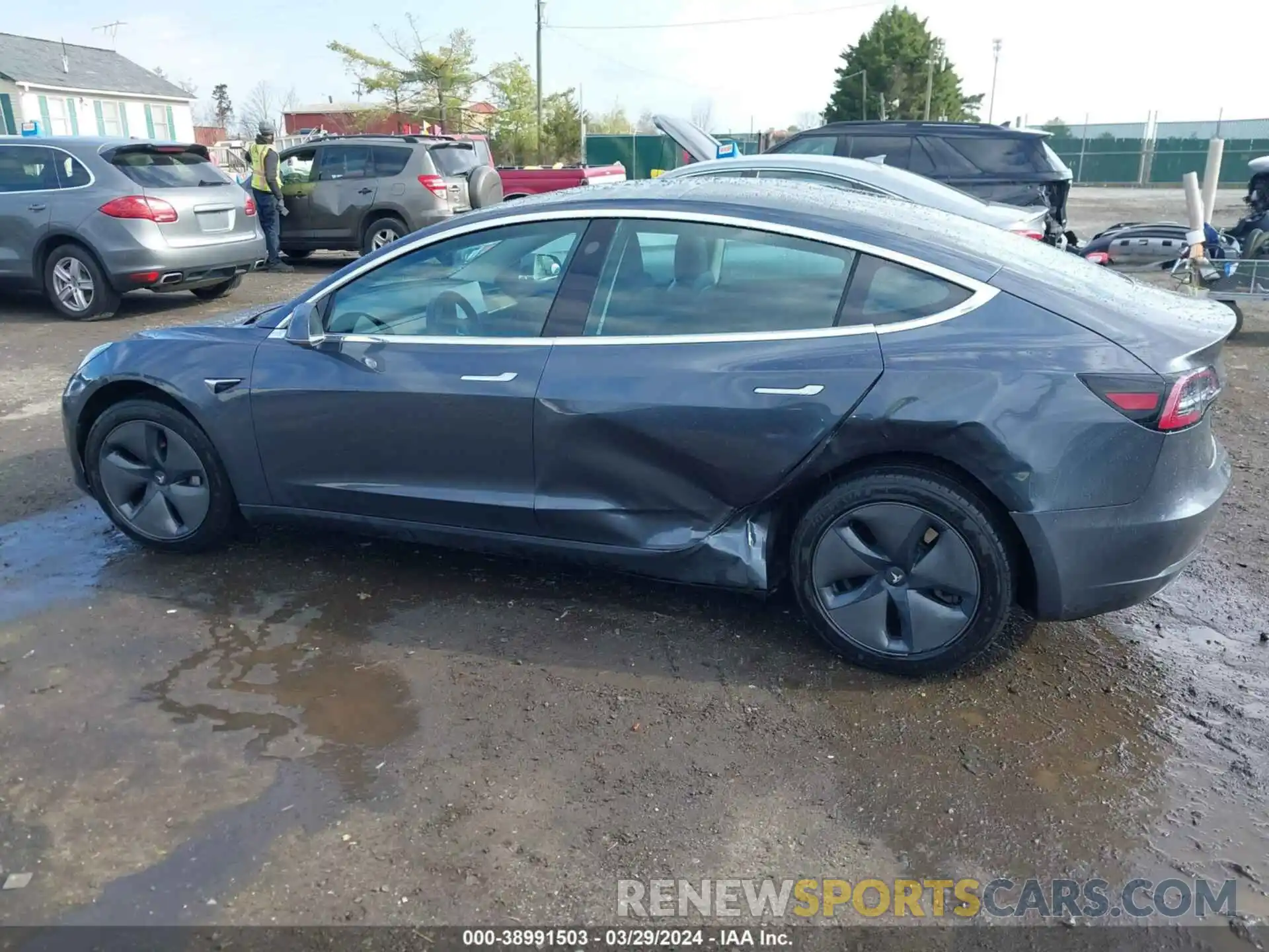 14 Photograph of a damaged car 5YJ3E1EA5KF411002 TESLA MODEL 3 2019