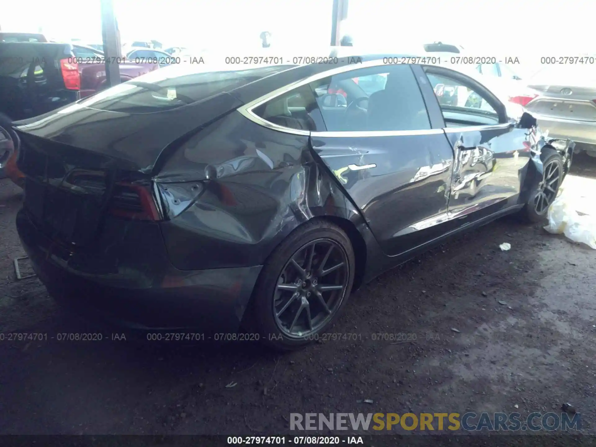 6 Photograph of a damaged car 5YJ3E1EA5KF411145 TESLA MODEL 3 2019