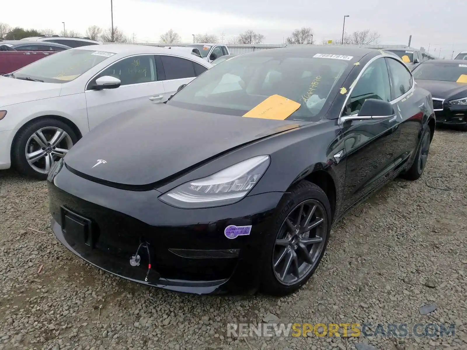 2 Фотография поврежденного автомобиля 5YJ3E1EA5KF415602 TESLA MODEL 3 2019