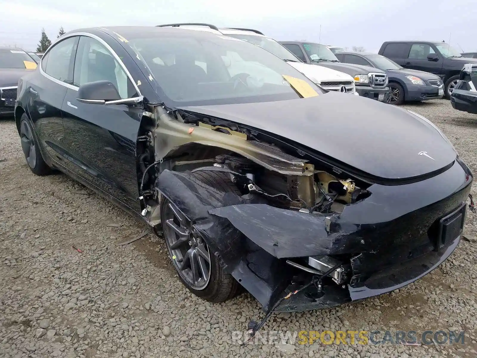 9 Photograph of a damaged car 5YJ3E1EA5KF415602 TESLA MODEL 3 2019