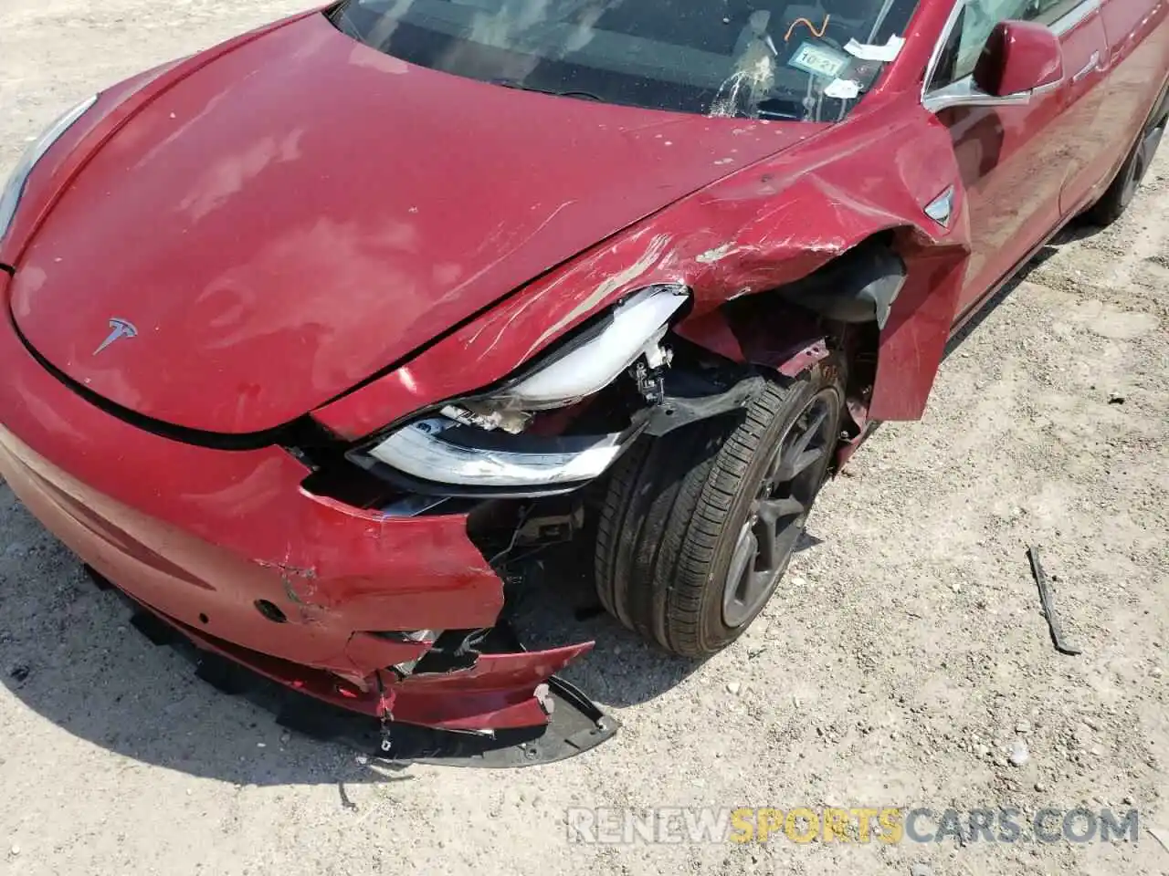 9 Photograph of a damaged car 5YJ3E1EA5KF416409 TESLA MODEL 3 2019