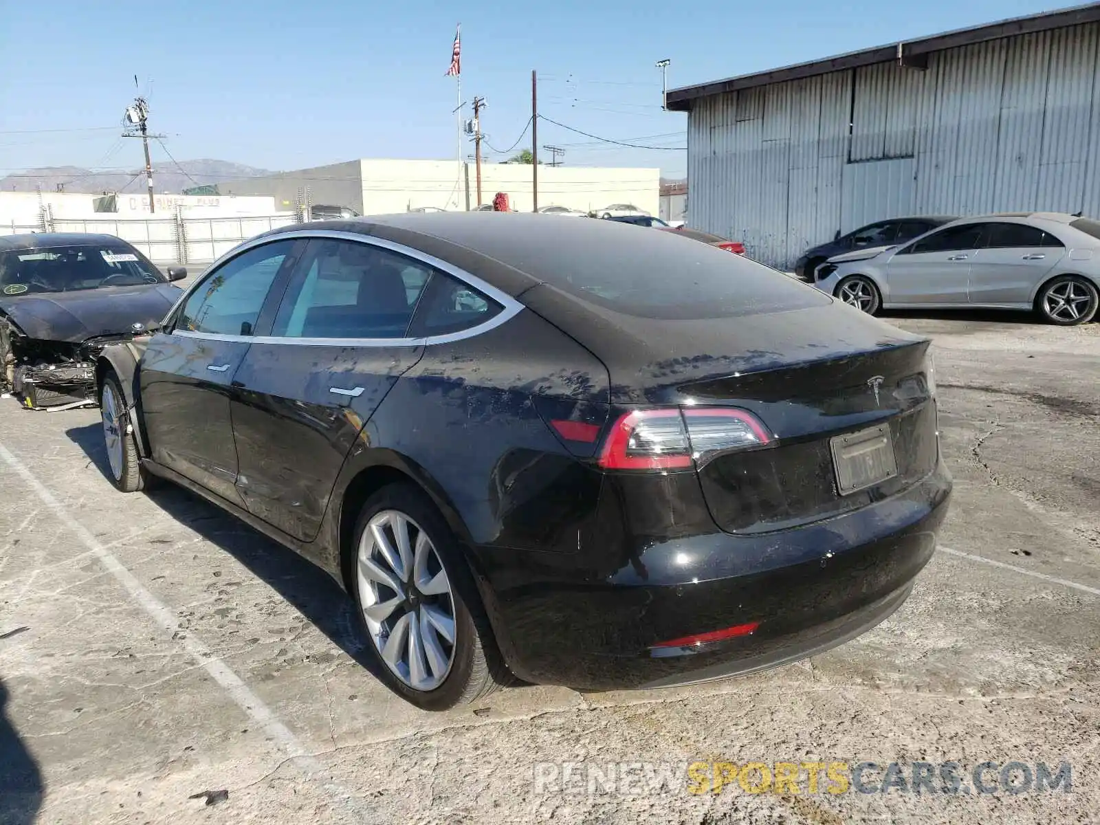 3 Photograph of a damaged car 5YJ3E1EA5KF417107 TESLA MODEL 3 2019