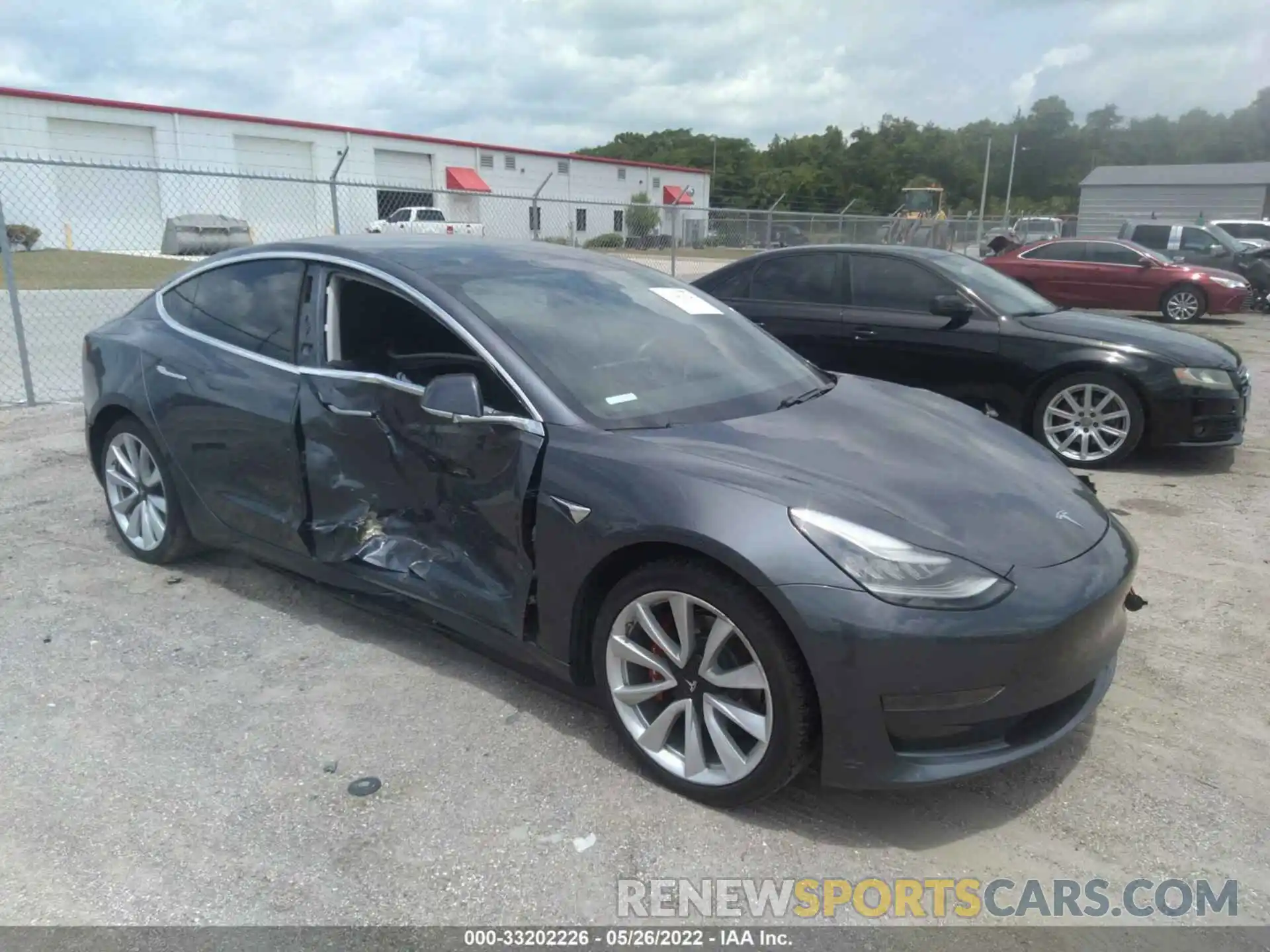 1 Photograph of a damaged car 5YJ3E1EA5KF417236 TESLA MODEL 3 2019