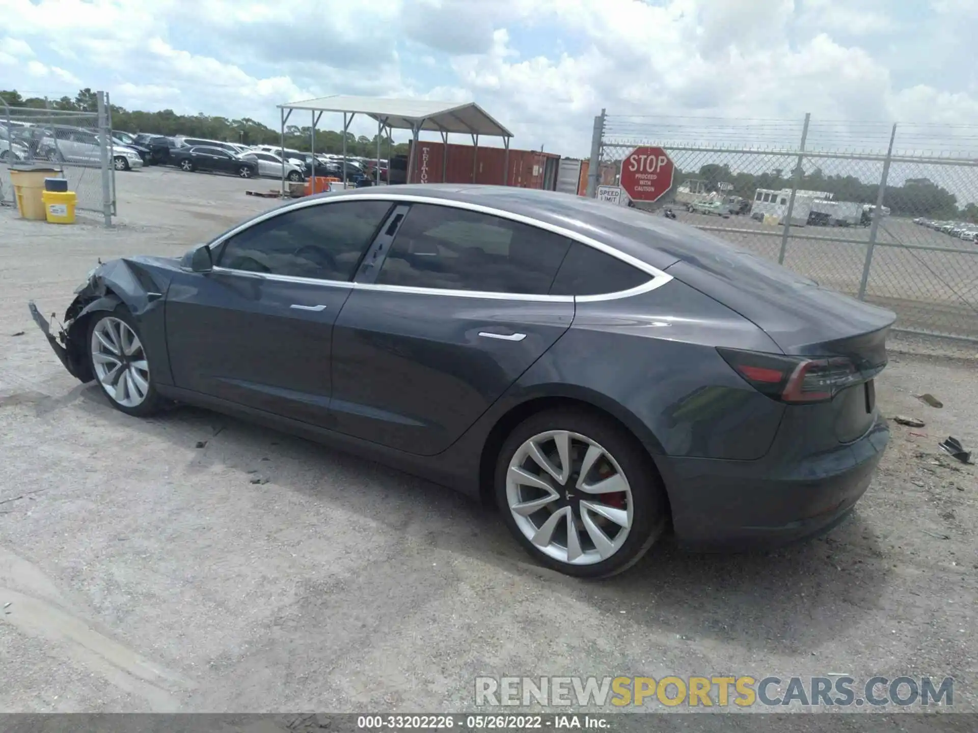 3 Photograph of a damaged car 5YJ3E1EA5KF417236 TESLA MODEL 3 2019