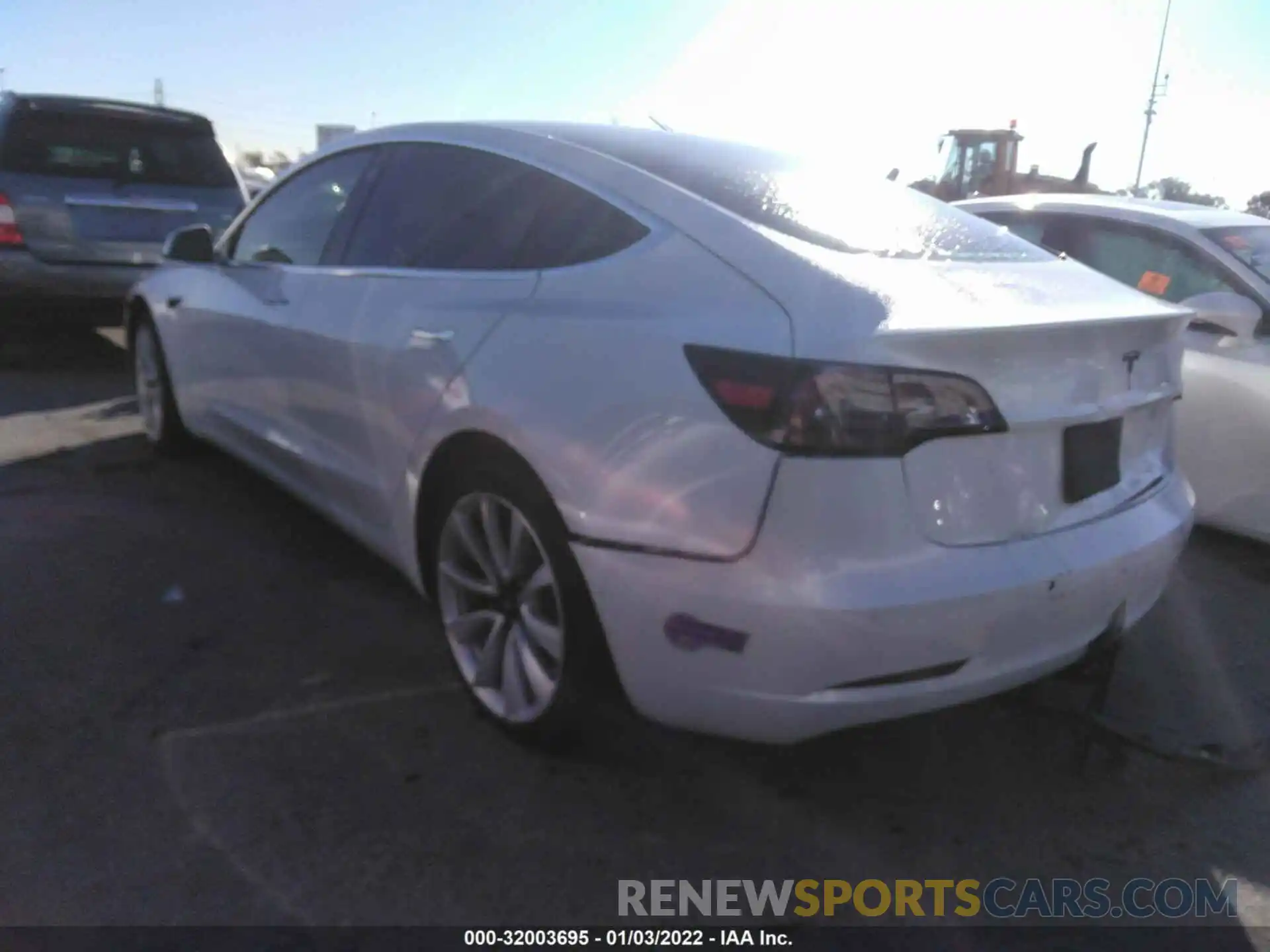 3 Photograph of a damaged car 5YJ3E1EA5KF417592 TESLA MODEL 3 2019