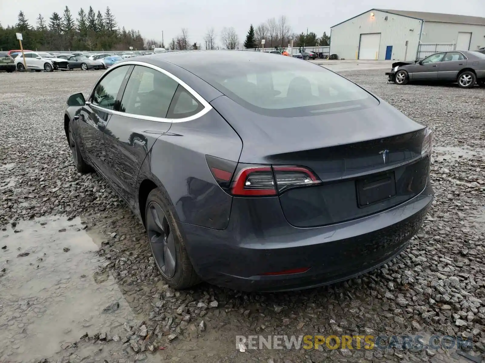 3 Photograph of a damaged car 5YJ3E1EA5KF419021 TESLA MODEL 3 2019