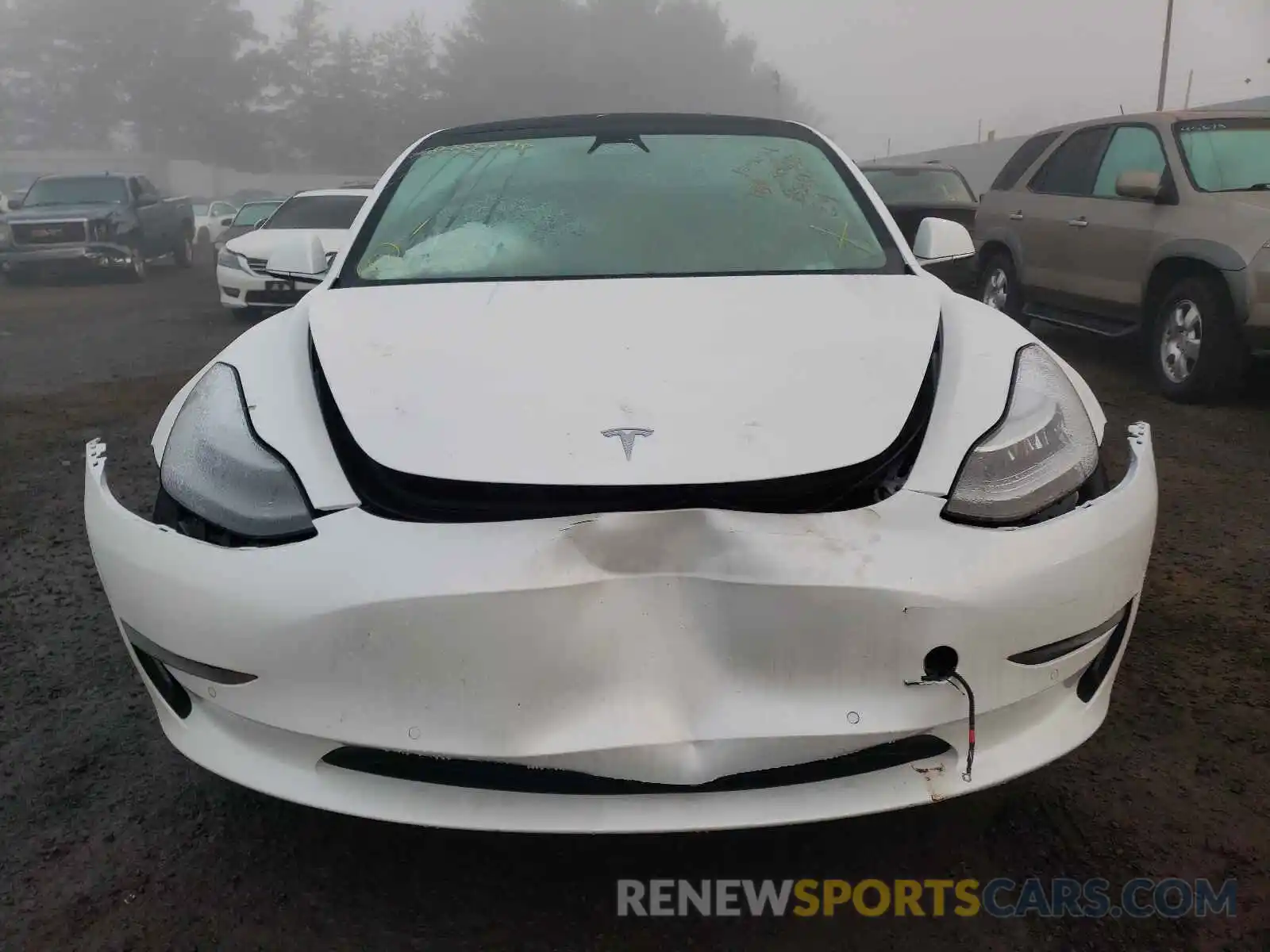 9 Photograph of a damaged car 5YJ3E1EA5KF425238 TESLA MODEL 3 2019