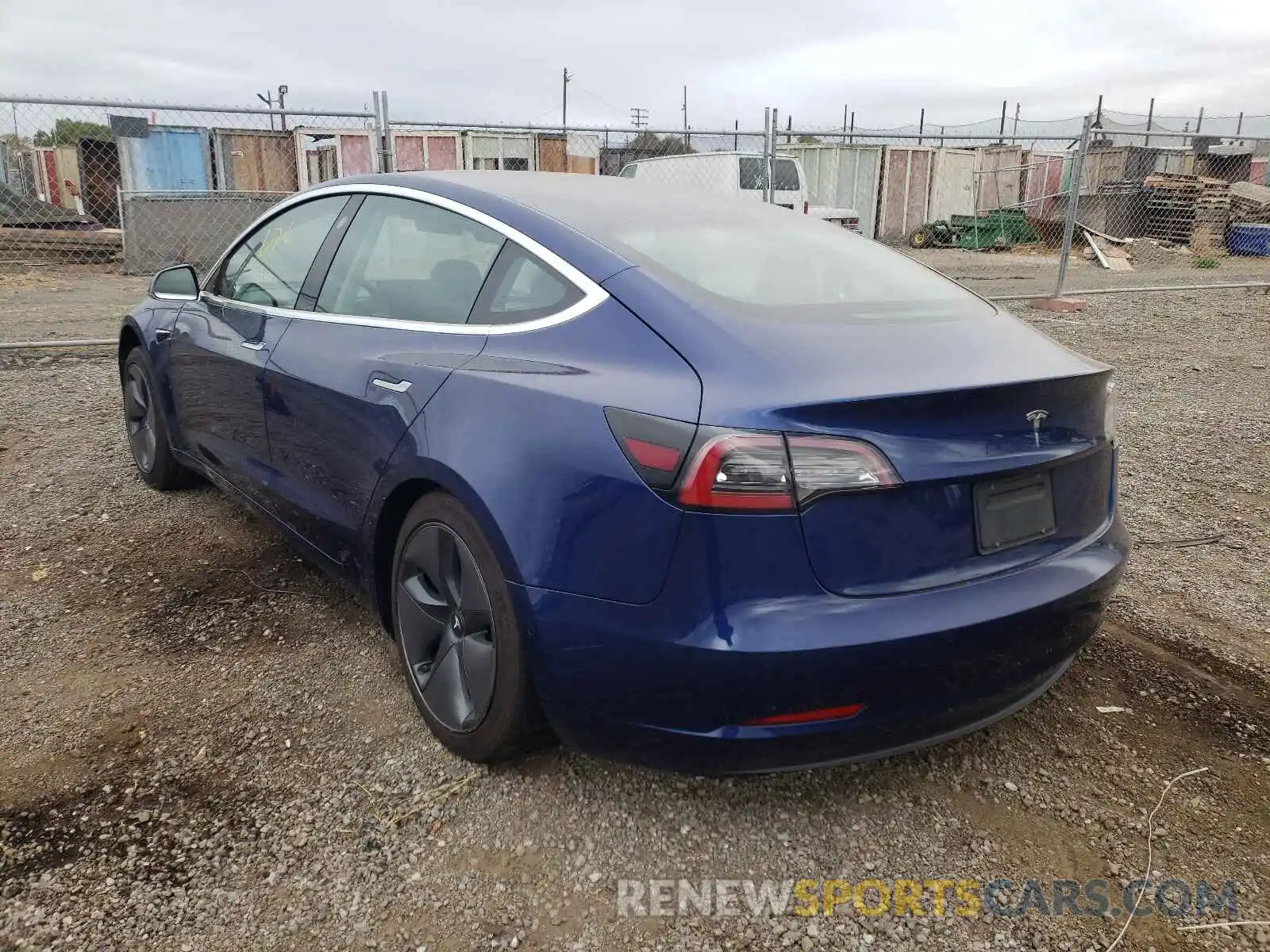 3 Photograph of a damaged car 5YJ3E1EA5KF427121 TESLA MODEL 3 2019