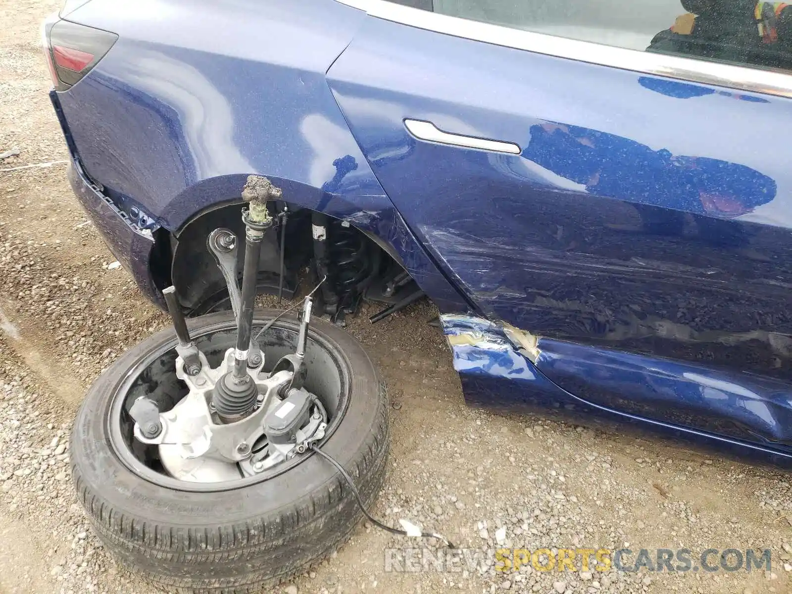 9 Photograph of a damaged car 5YJ3E1EA5KF427121 TESLA MODEL 3 2019