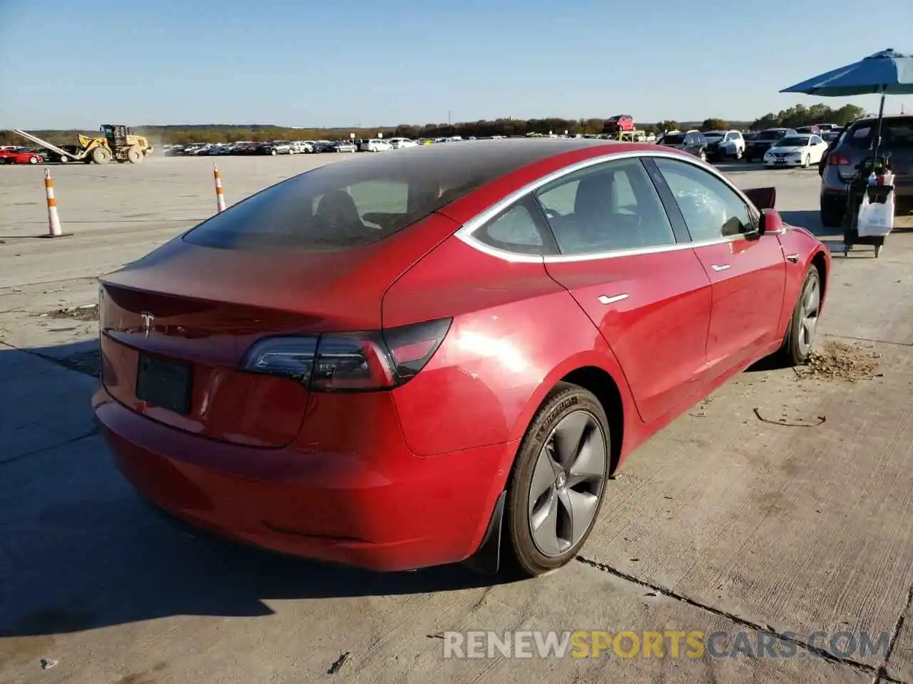 4 Photograph of a damaged car 5YJ3E1EA5KF428141 TESLA MODEL 3 2019