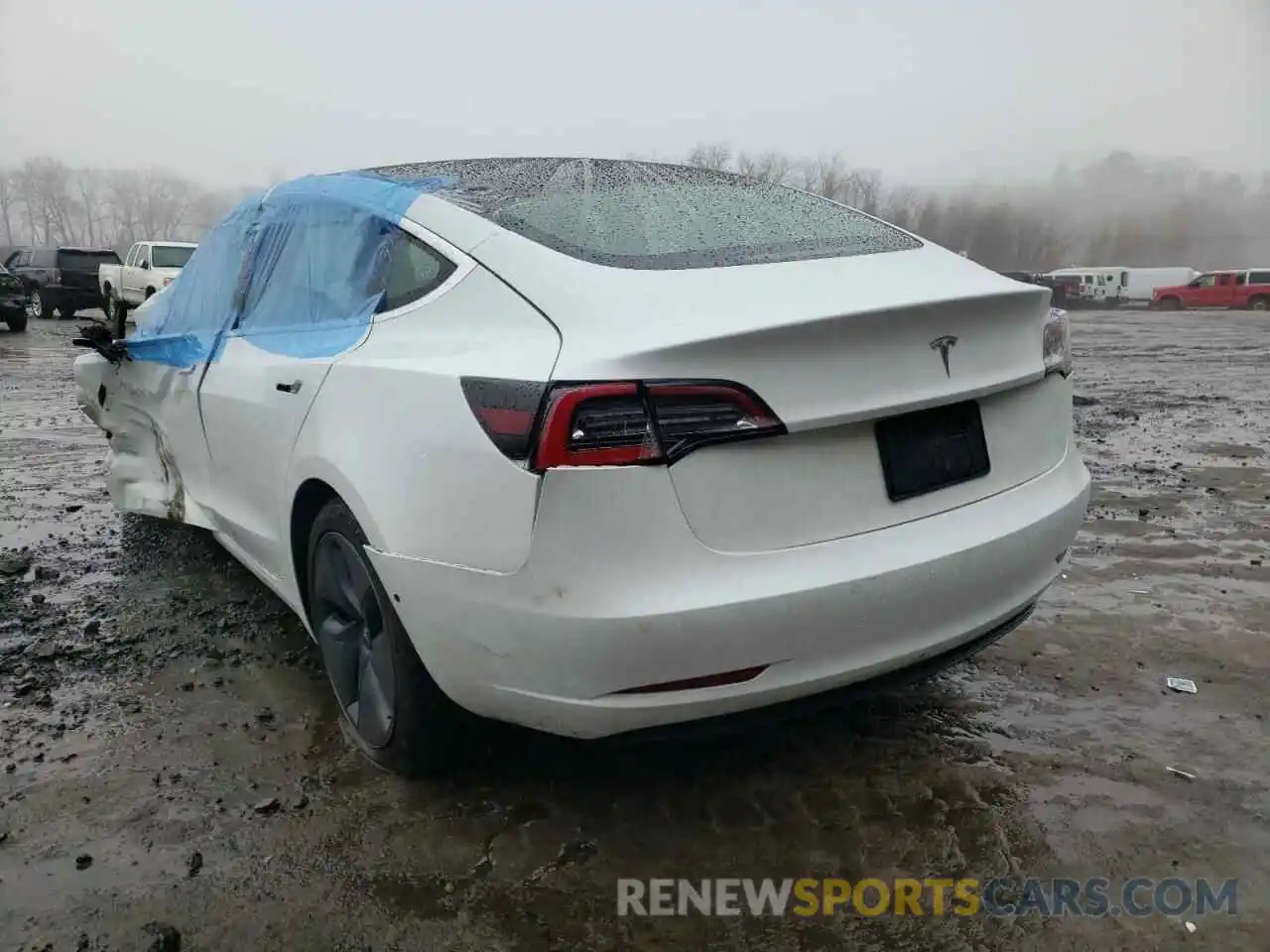 3 Photograph of a damaged car 5YJ3E1EA5KF430844 TESLA MODEL 3 2019