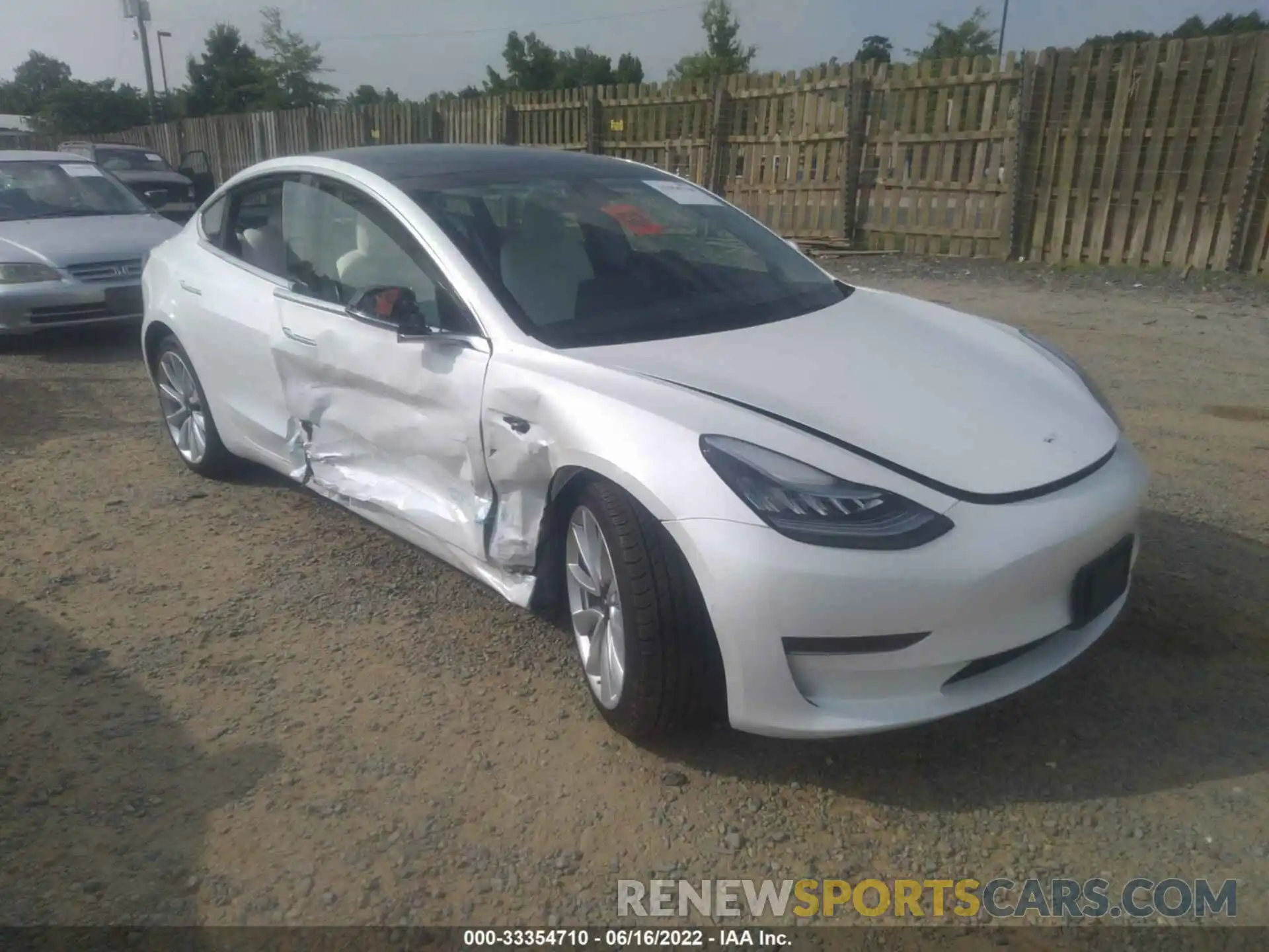 1 Photograph of a damaged car 5YJ3E1EA5KF432173 TESLA MODEL 3 2019