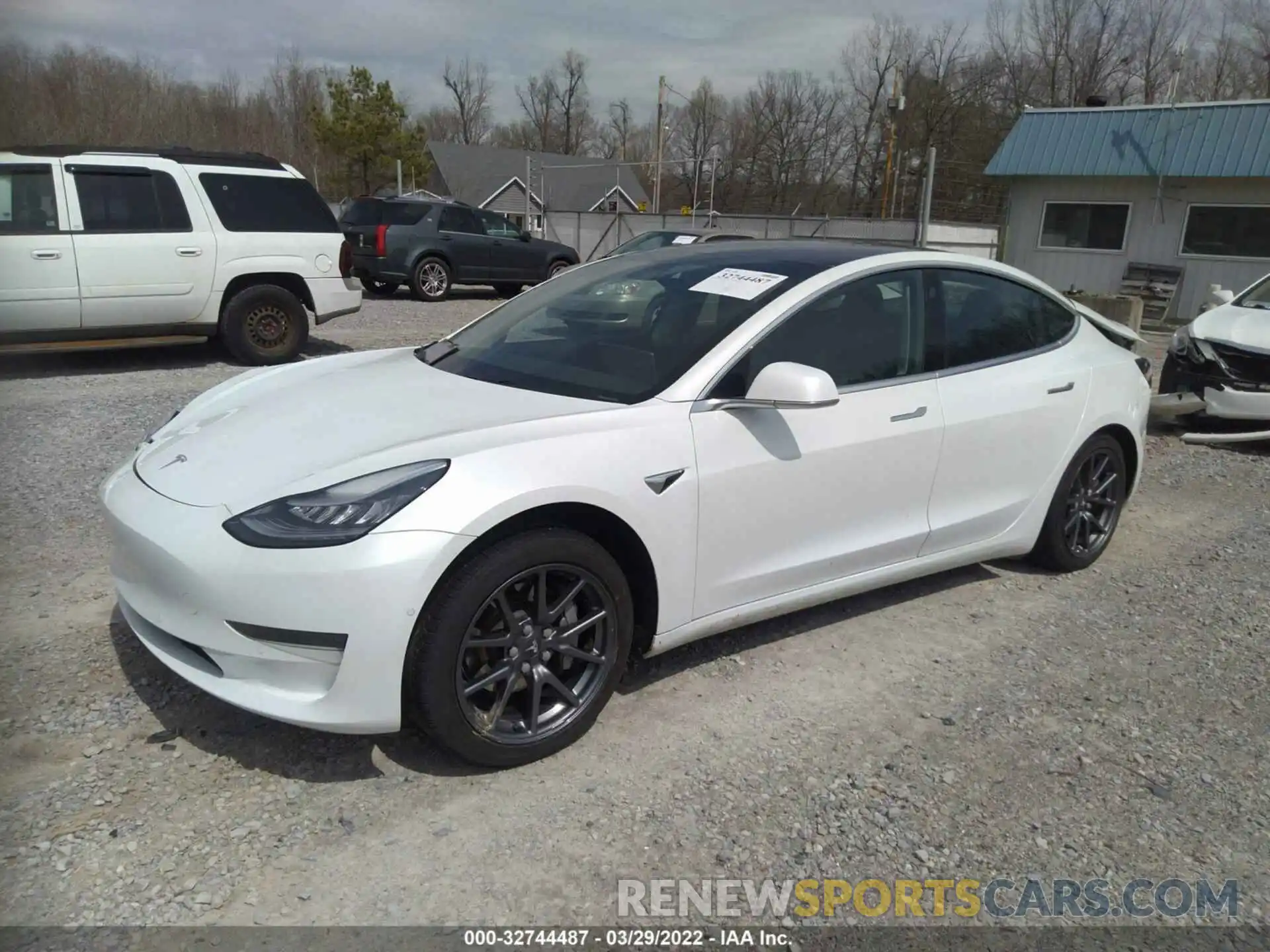 2 Photograph of a damaged car 5YJ3E1EA5KF436529 TESLA MODEL 3 2019