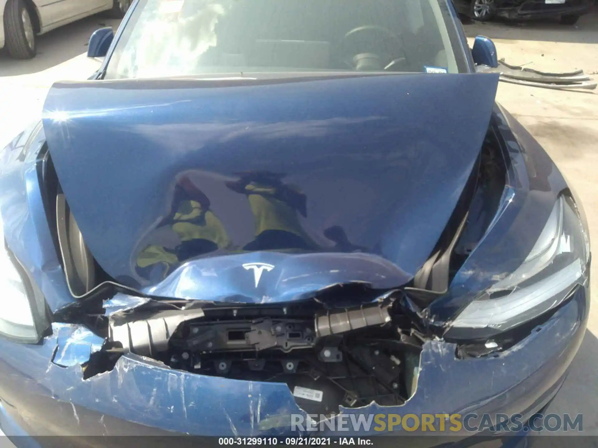 10 Photograph of a damaged car 5YJ3E1EA5KF476139 TESLA MODEL 3 2019