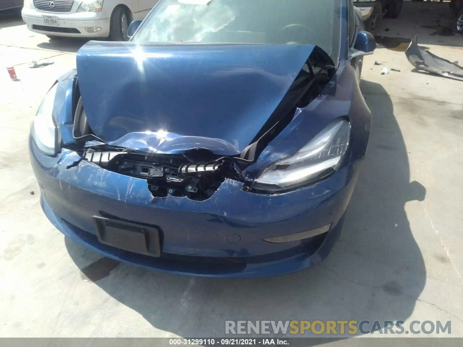 6 Photograph of a damaged car 5YJ3E1EA5KF476139 TESLA MODEL 3 2019