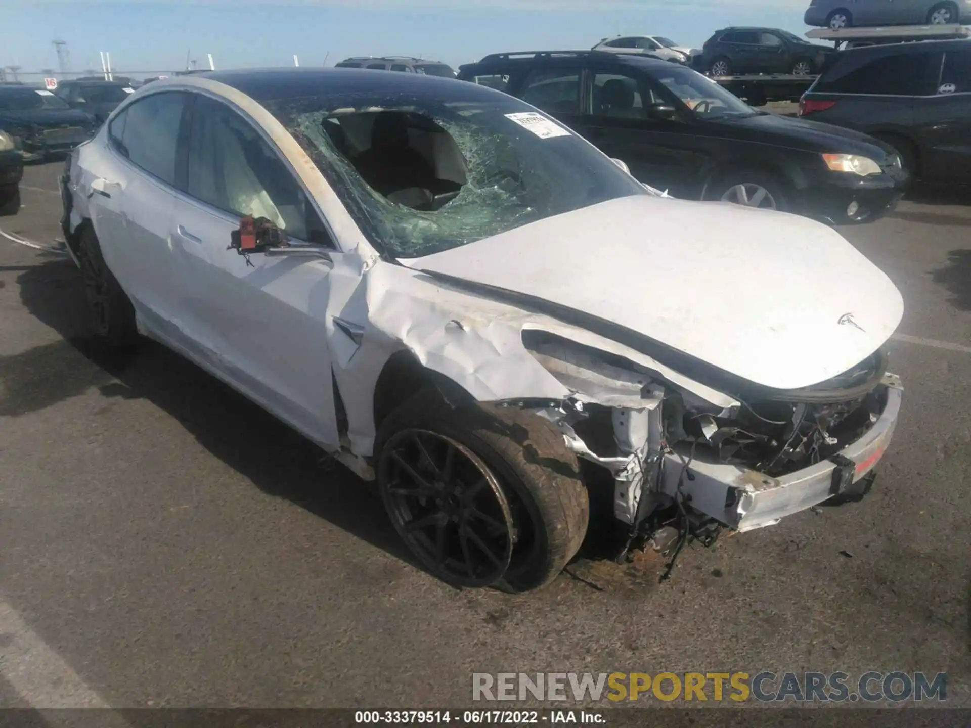 6 Photograph of a damaged car 5YJ3E1EA5KF485729 TESLA MODEL 3 2019