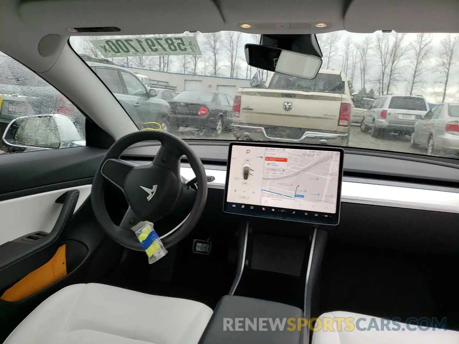 9 Photograph of a damaged car 5YJ3E1EA5KF509415 TESLA MODEL 3 2019