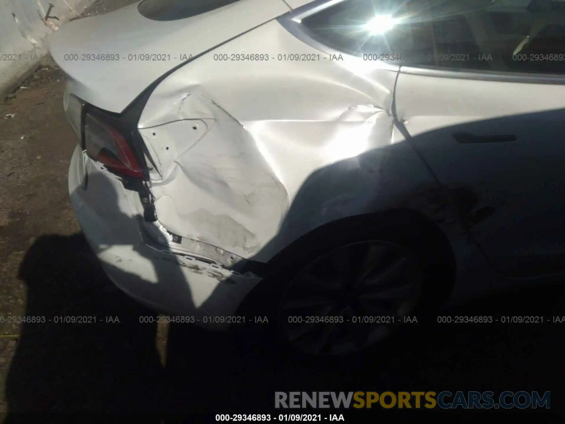 6 Photograph of a damaged car 5YJ3E1EA5KF519880 TESLA MODEL 3 2019