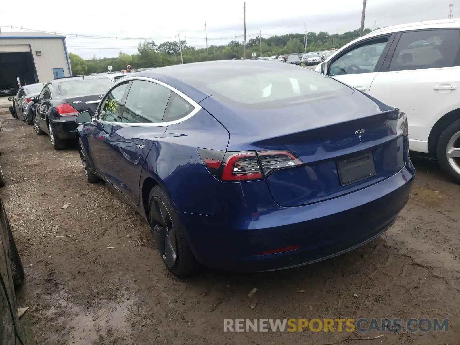 3 Photograph of a damaged car 5YJ3E1EA6KF190459 TESLA MODEL 3 2019