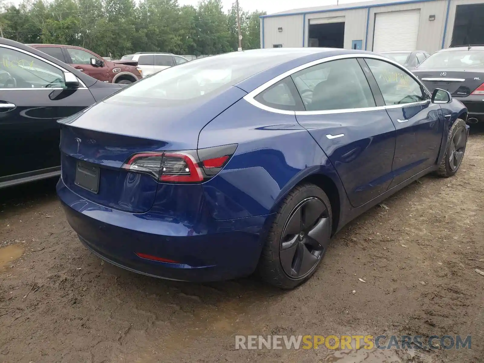 4 Photograph of a damaged car 5YJ3E1EA6KF190459 TESLA MODEL 3 2019