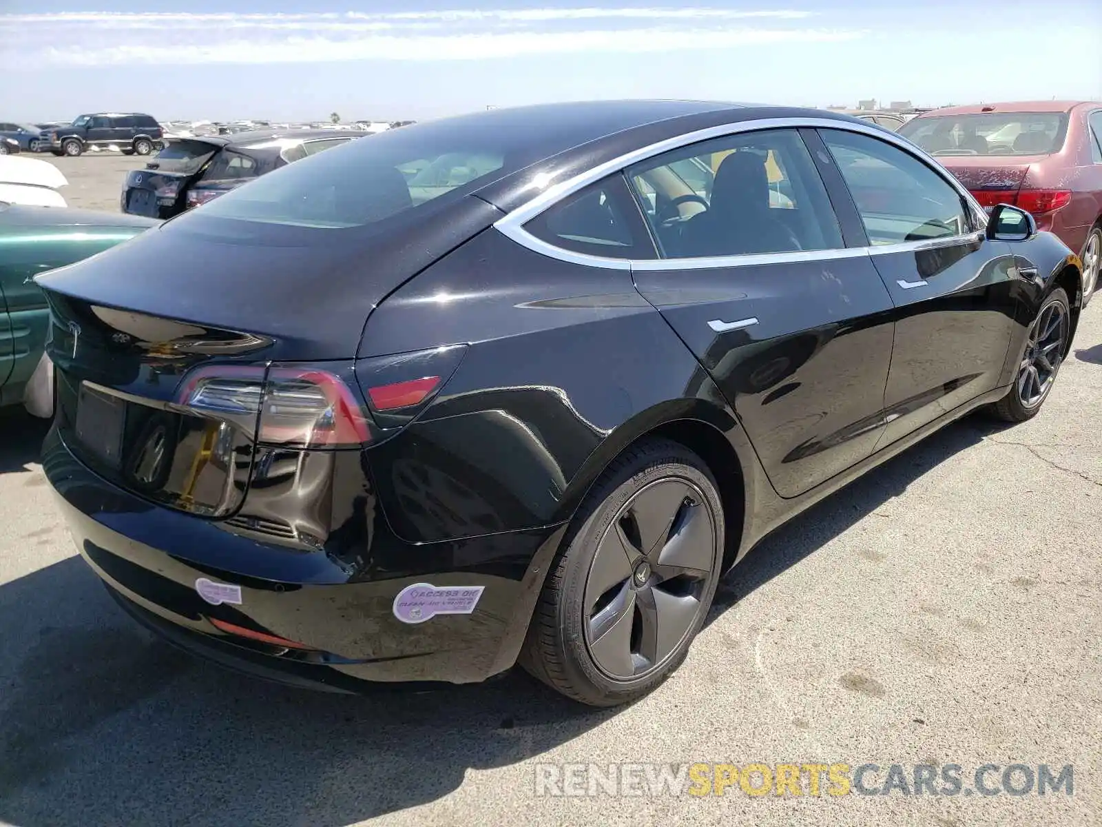 4 Photograph of a damaged car 5YJ3E1EA6KF193085 TESLA MODEL 3 2019