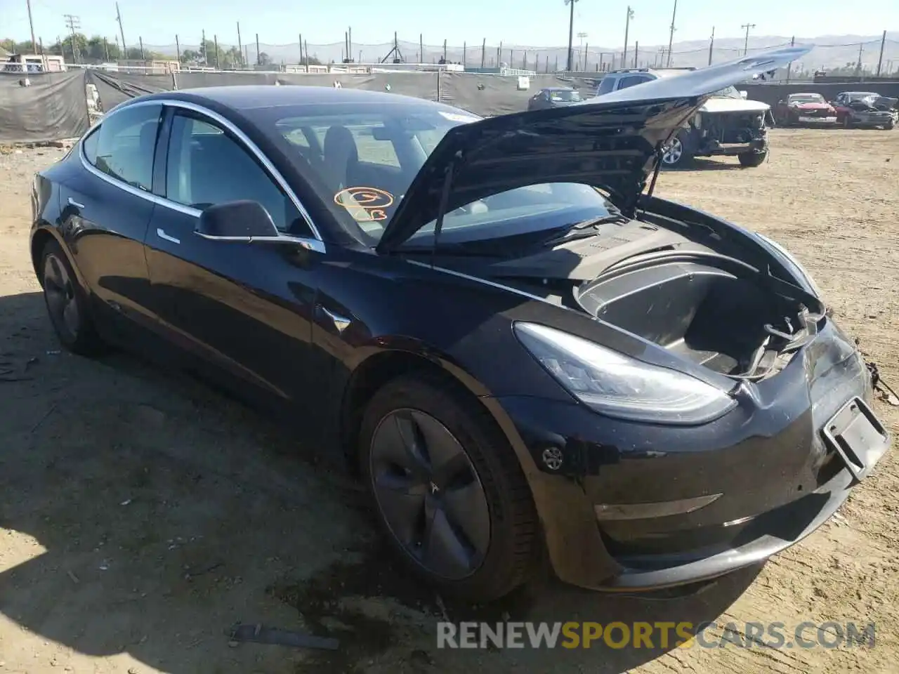 1 Photograph of a damaged car 5YJ3E1EA6KF297267 TESLA MODEL 3 2019