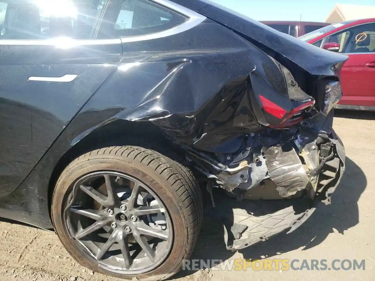 9 Photograph of a damaged car 5YJ3E1EA6KF297267 TESLA MODEL 3 2019