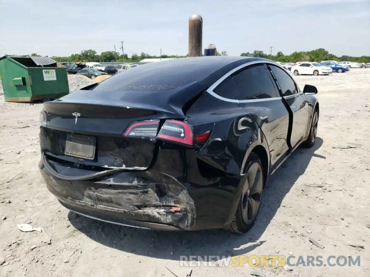 4 Фотография поврежденного автомобиля 5YJ3E1EA6KF298015 TESLA MODEL 3 2019