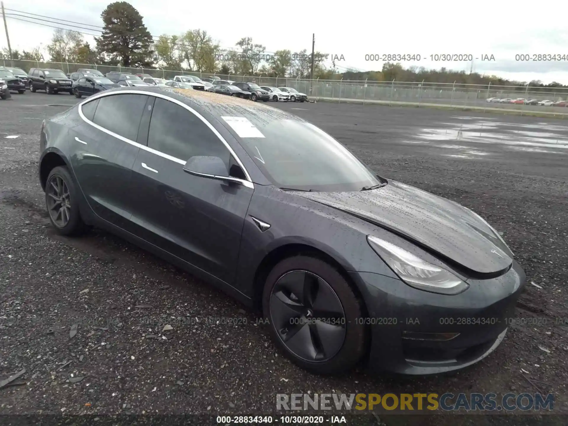 1 Photograph of a damaged car 5YJ3E1EA6KF298760 TESLA MODEL 3 2019