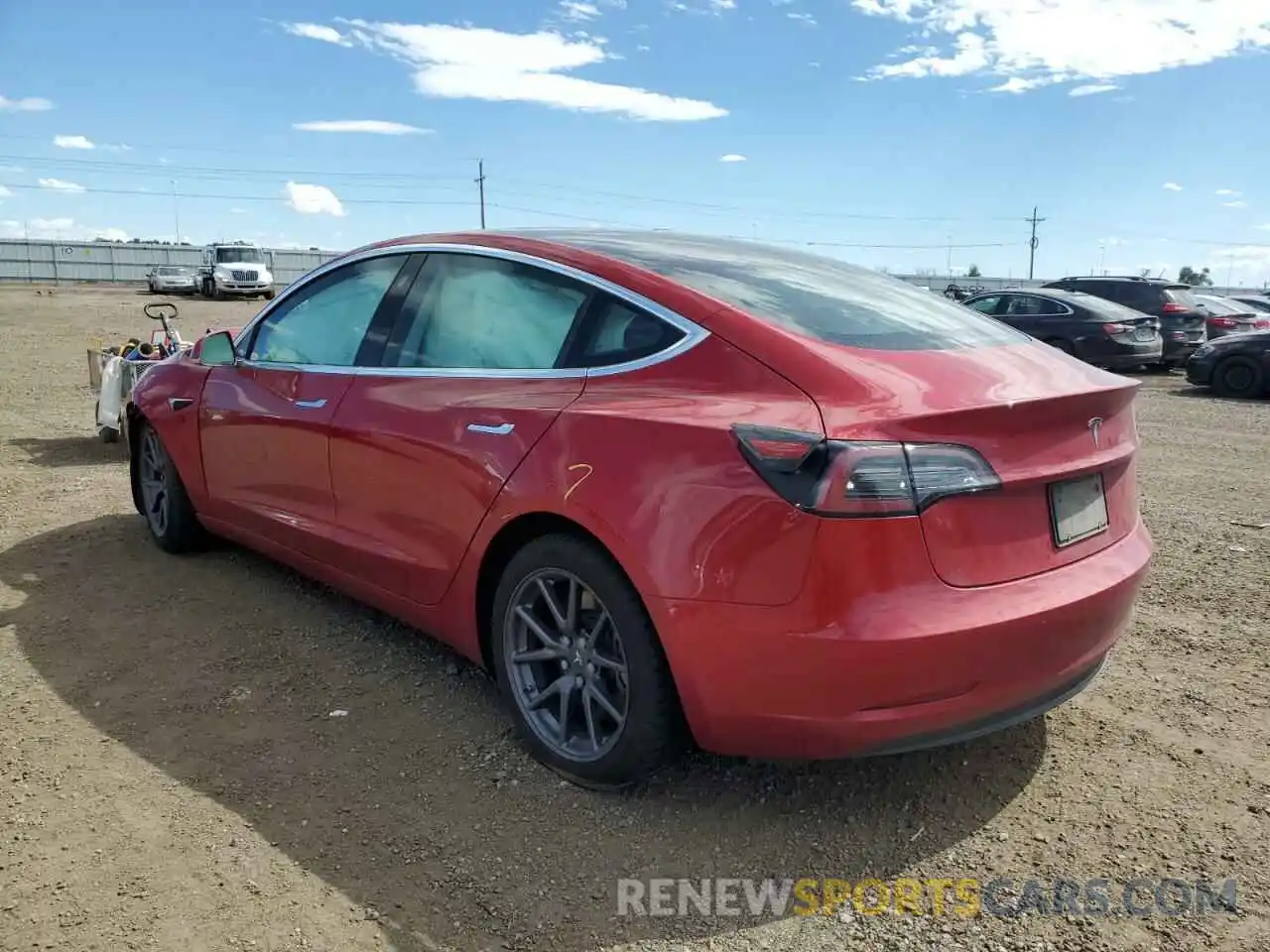 3 Photograph of a damaged car 5YJ3E1EA6KF298998 TESLA MODEL 3 2019