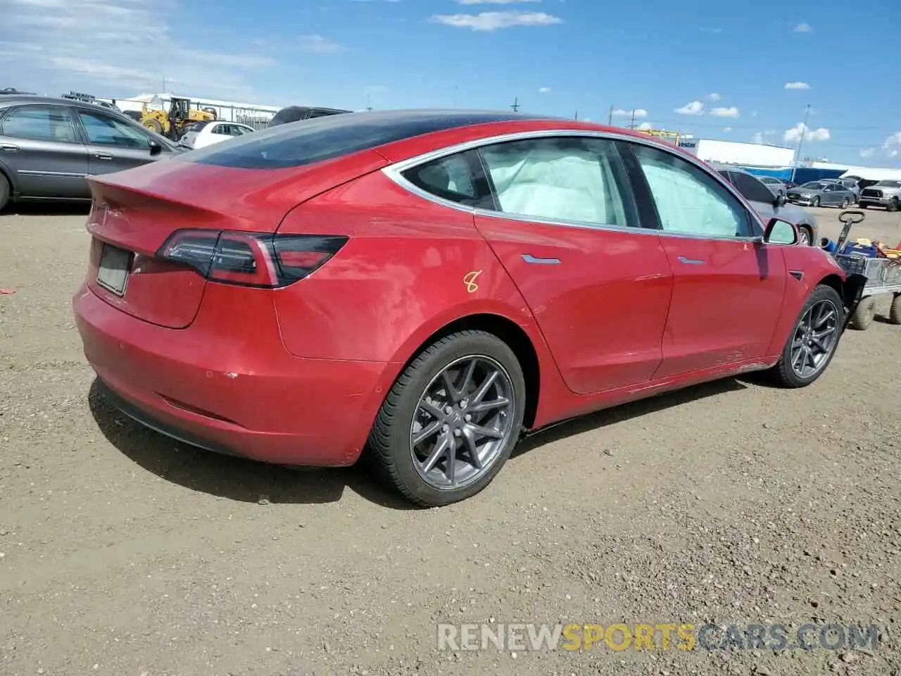 4 Photograph of a damaged car 5YJ3E1EA6KF298998 TESLA MODEL 3 2019