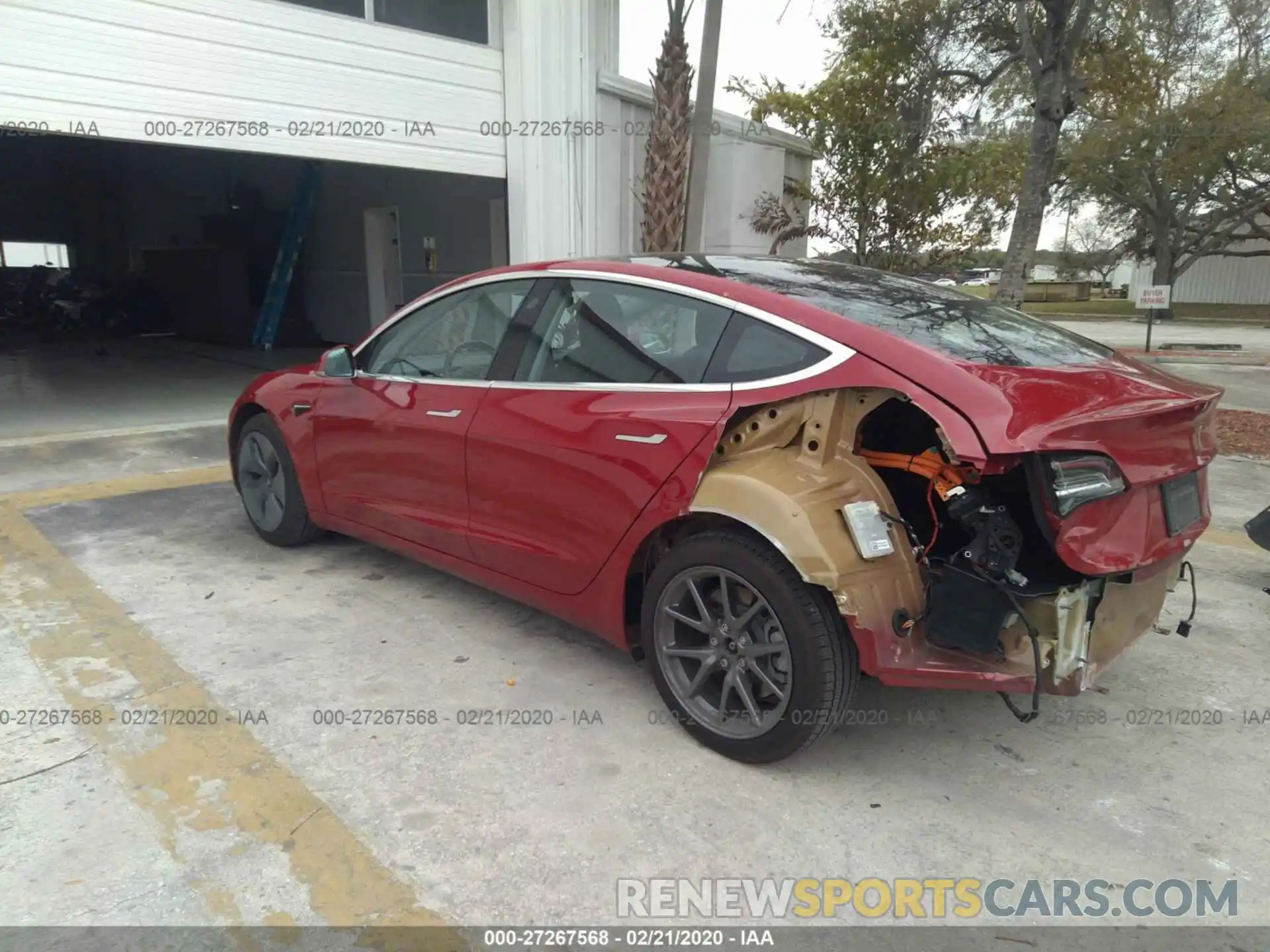 3 Photograph of a damaged car 5YJ3E1EA6KF299004 TESLA MODEL 3 2019