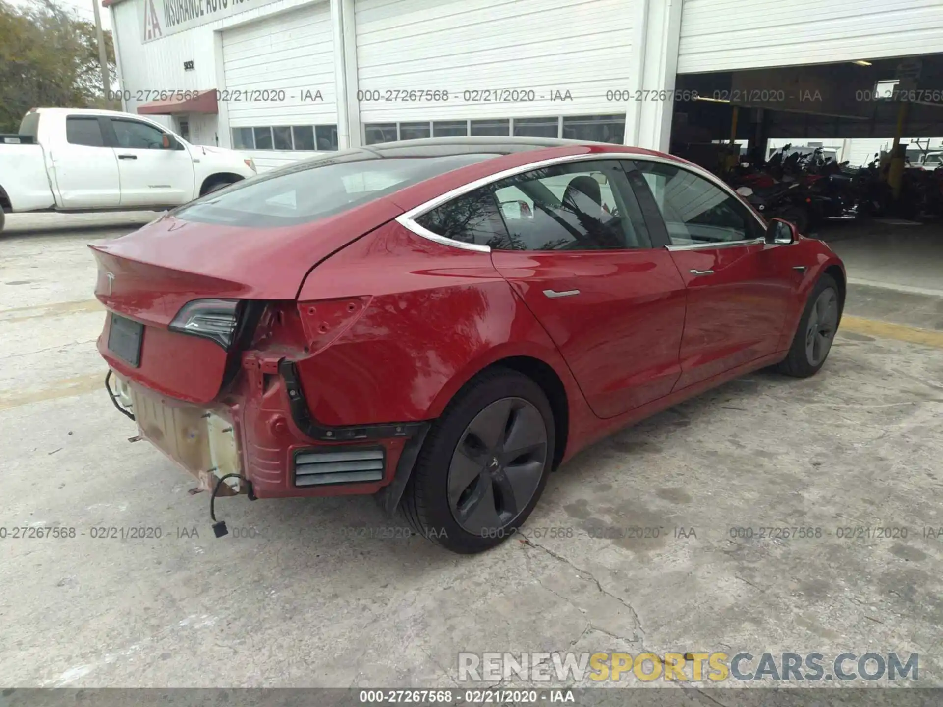 4 Фотография поврежденного автомобиля 5YJ3E1EA6KF299004 TESLA MODEL 3 2019