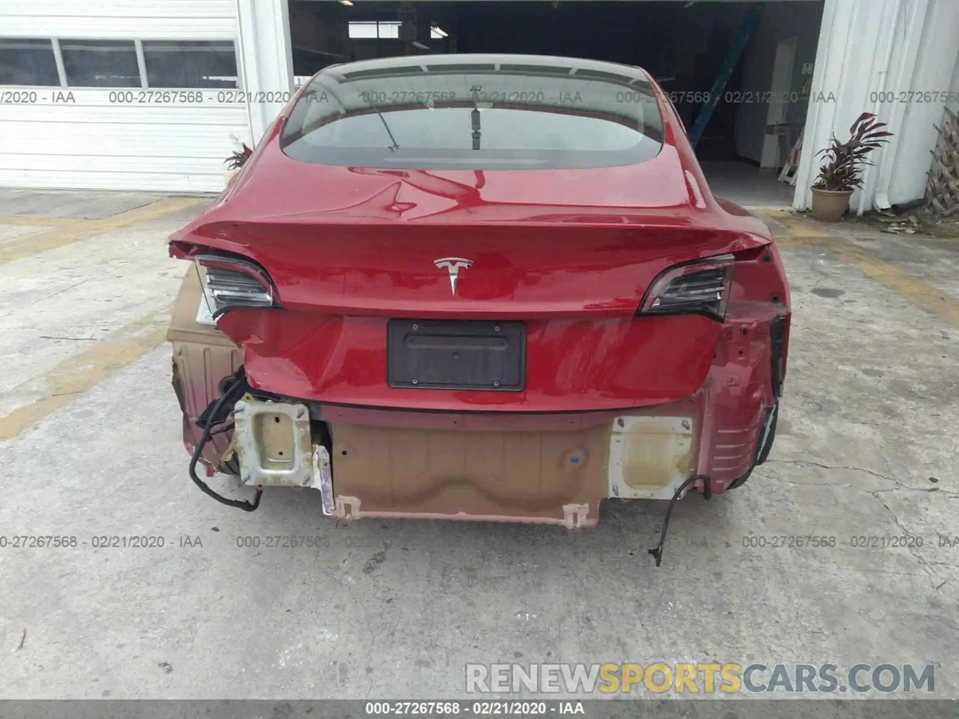 6 Photograph of a damaged car 5YJ3E1EA6KF299004 TESLA MODEL 3 2019