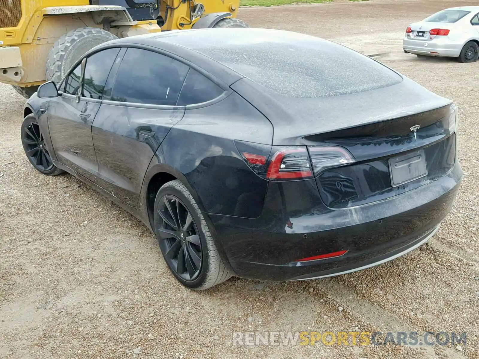 3 Photograph of a damaged car 5YJ3E1EA6KF300457 TESLA MODEL 3 2019