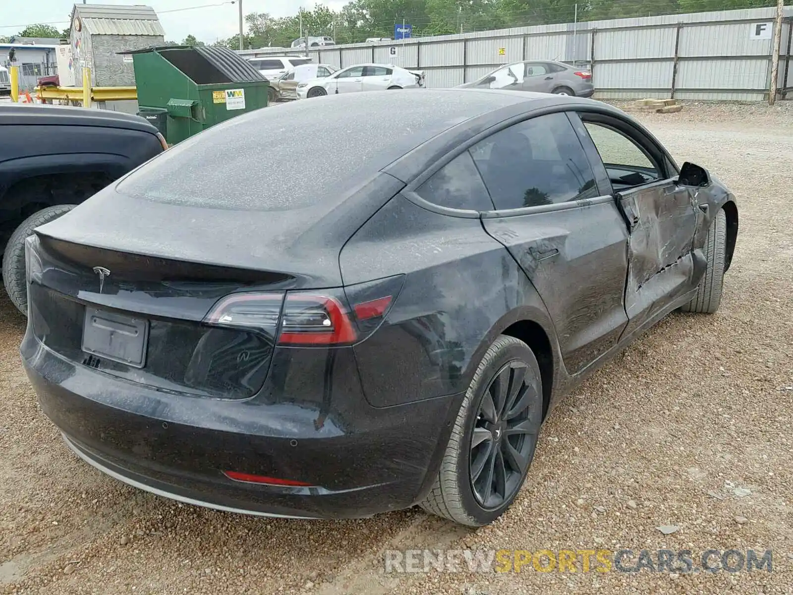 4 Photograph of a damaged car 5YJ3E1EA6KF300457 TESLA MODEL 3 2019