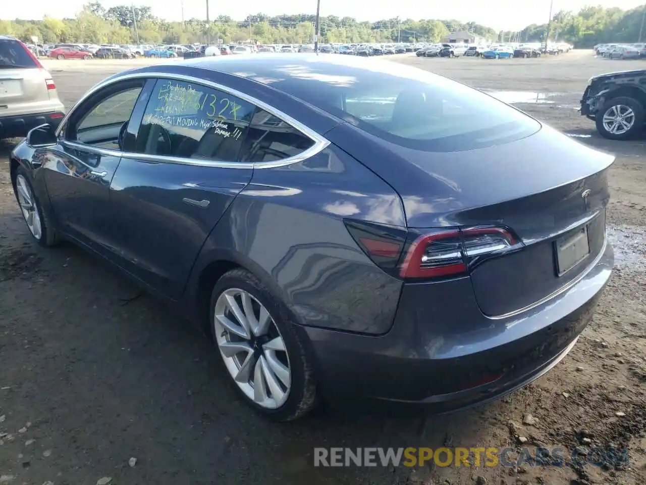 3 Photograph of a damaged car 5YJ3E1EA6KF300930 TESLA MODEL 3 2019