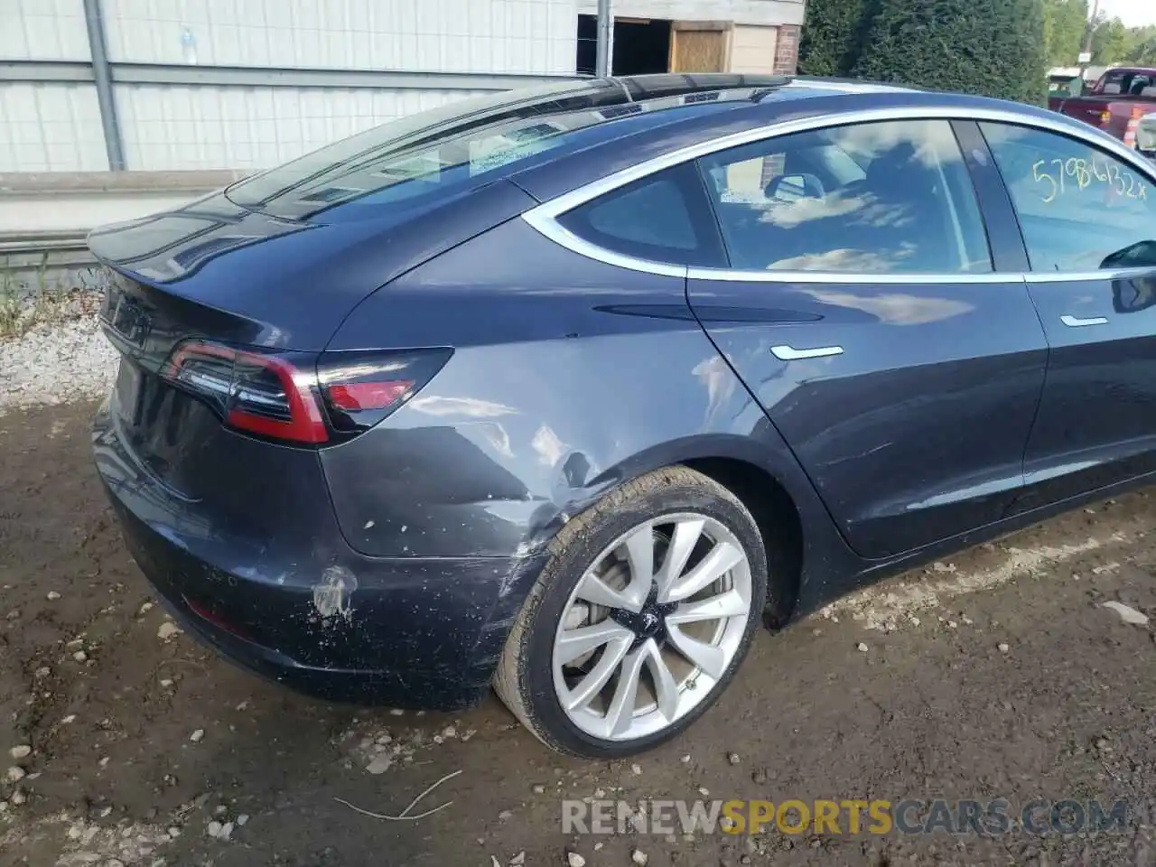 9 Photograph of a damaged car 5YJ3E1EA6KF300930 TESLA MODEL 3 2019