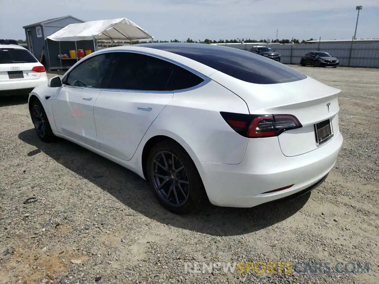 3 Photograph of a damaged car 5YJ3E1EA6KF302158 TESLA MODEL 3 2019