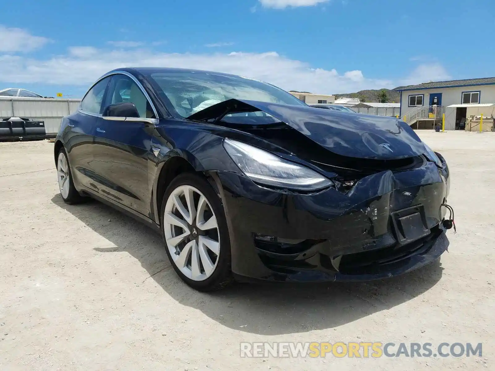 1 Фотография поврежденного автомобиля 5YJ3E1EA6KF302239 TESLA MODEL 3 2019