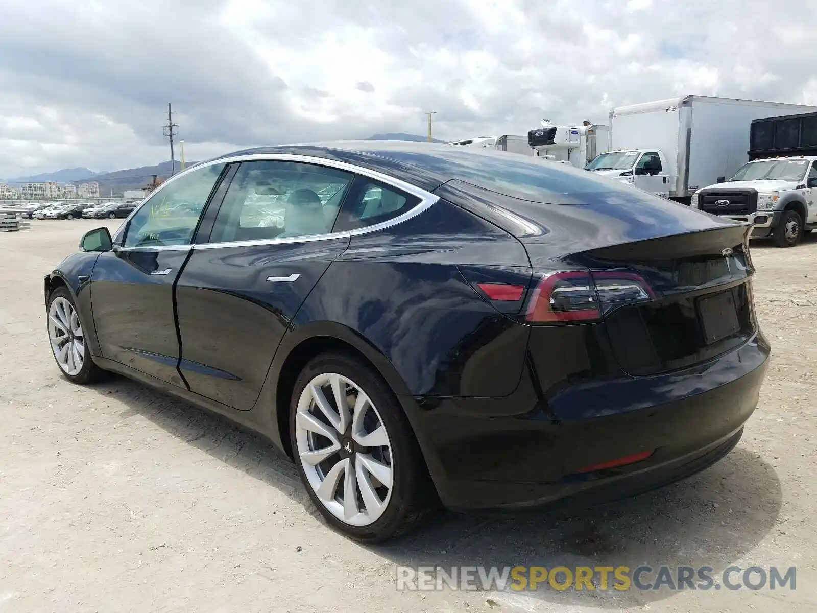 3 Photograph of a damaged car 5YJ3E1EA6KF302239 TESLA MODEL 3 2019