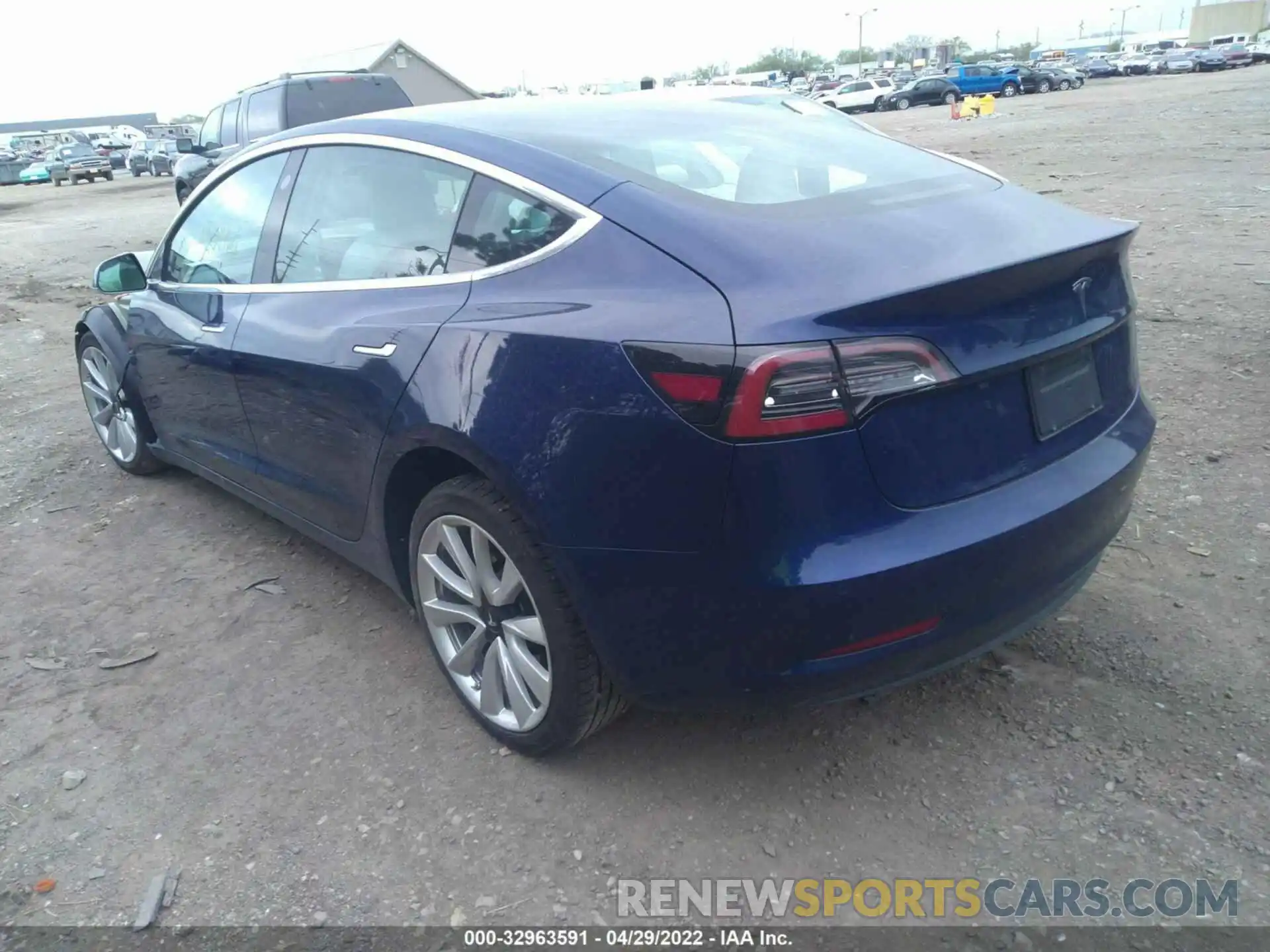 3 Photograph of a damaged car 5YJ3E1EA6KF302547 TESLA MODEL 3 2019