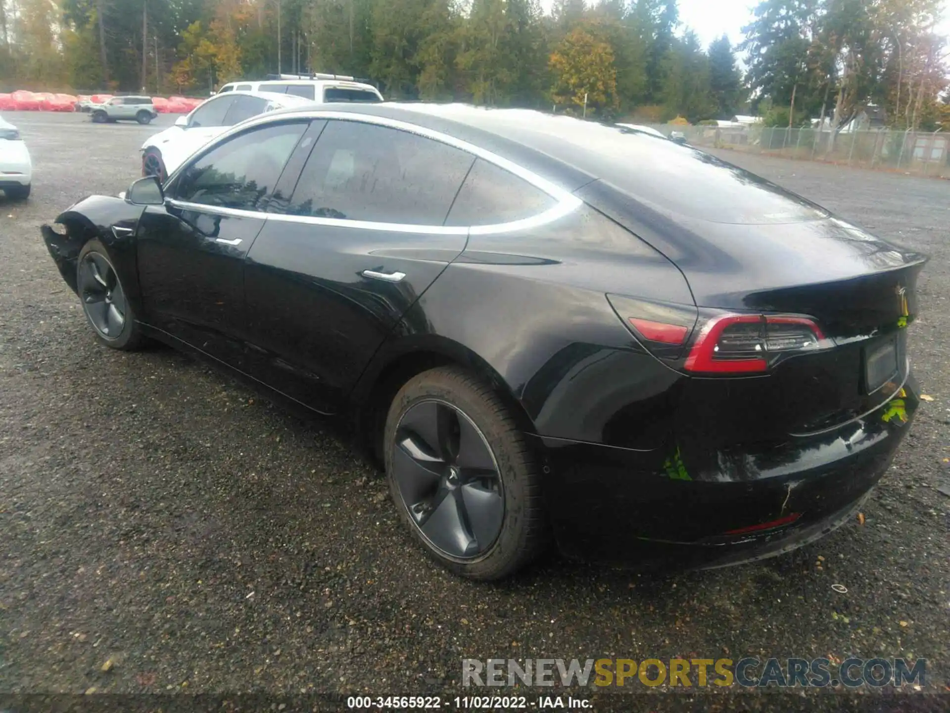 3 Photograph of a damaged car 5YJ3E1EA6KF304752 TESLA MODEL 3 2019