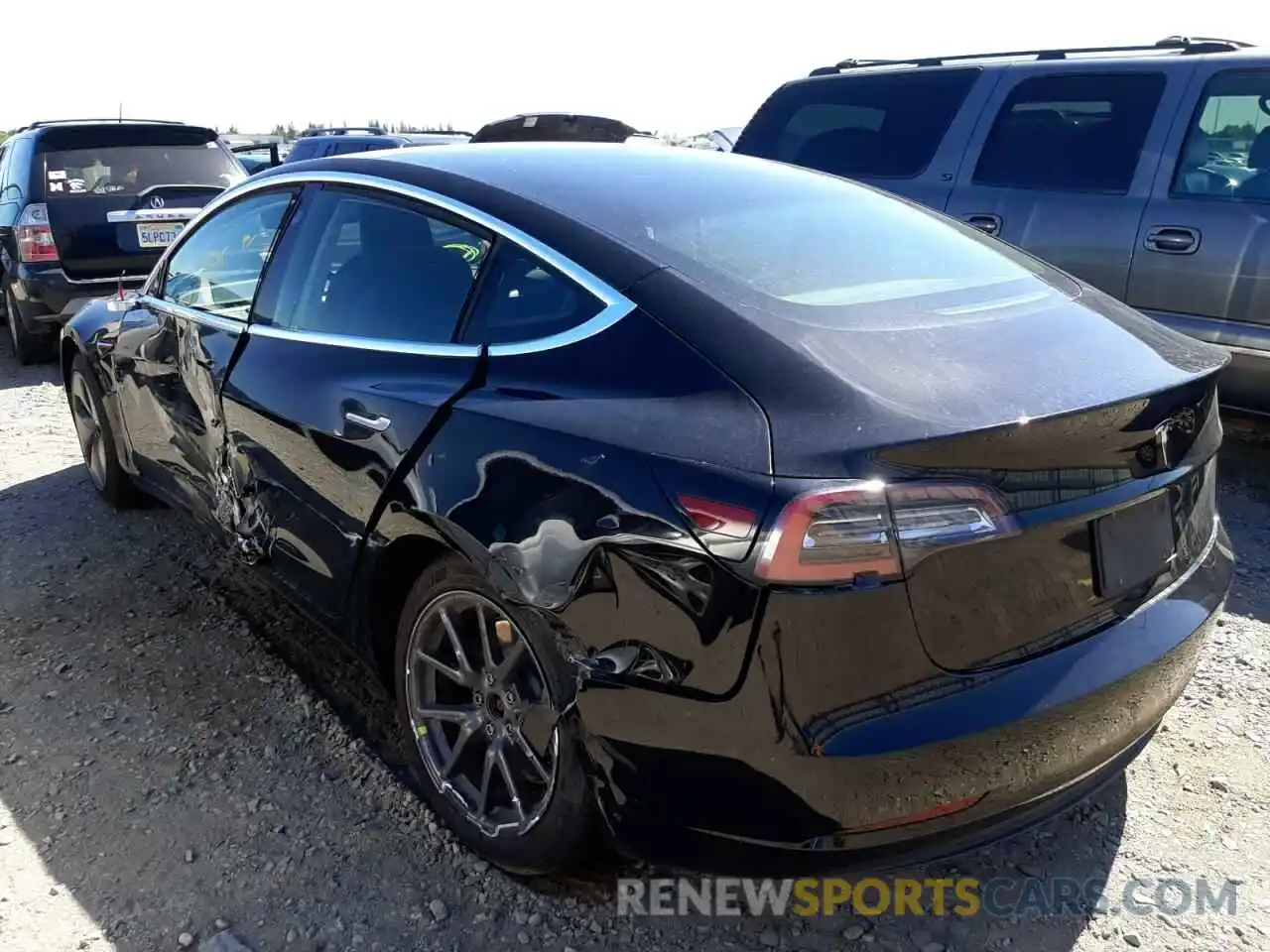 9 Photograph of a damaged car 5YJ3E1EA6KF305951 TESLA MODEL 3 2019