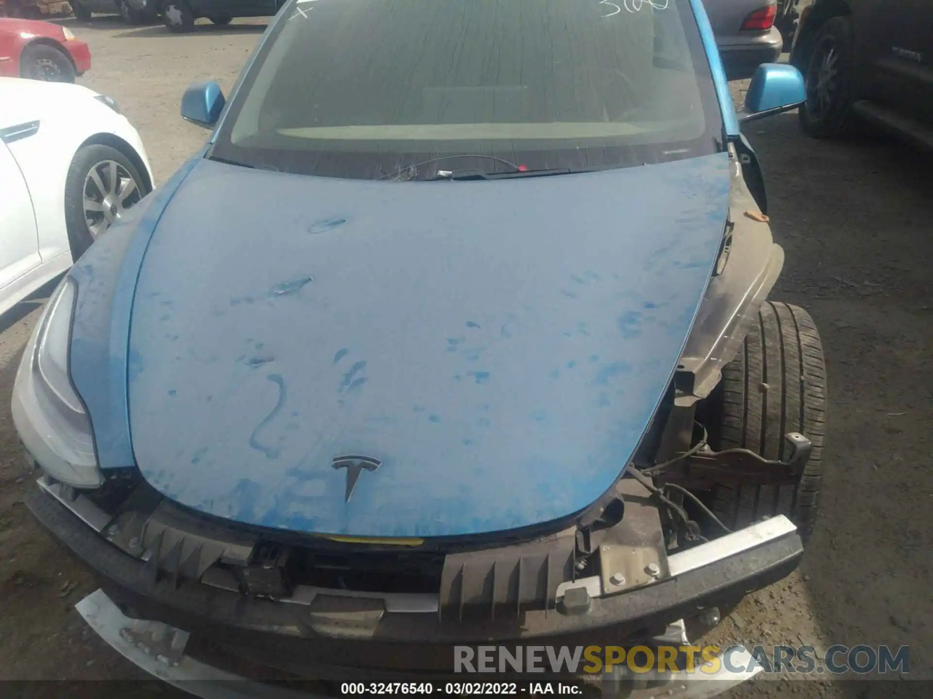 10 Photograph of a damaged car 5YJ3E1EA6KF306064 TESLA MODEL 3 2019